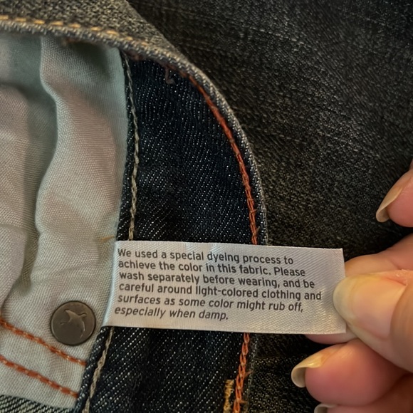 EUC Eddie Bauer Boyfriend Slim Jeans Dark Wash Size 16P - Picture 8 of 9